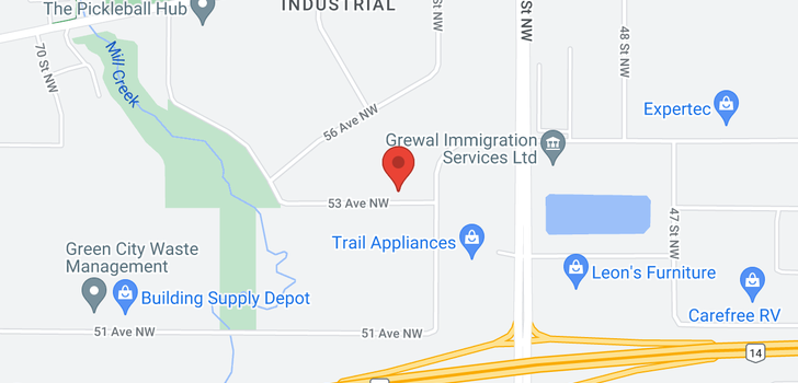 map of 5550 53 ave NW